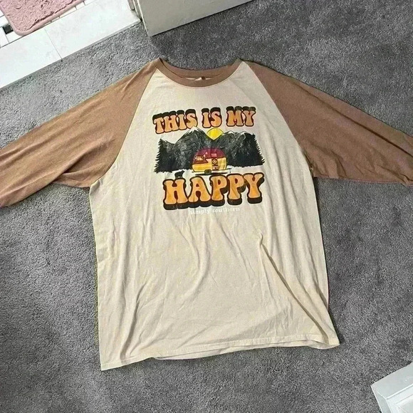 this is my happy graphic T-shirt - Picture 1 of 4